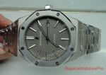 Copy Audemars Piguet Royal Oak Price List - SS Grey Face Mens Automatic Watch